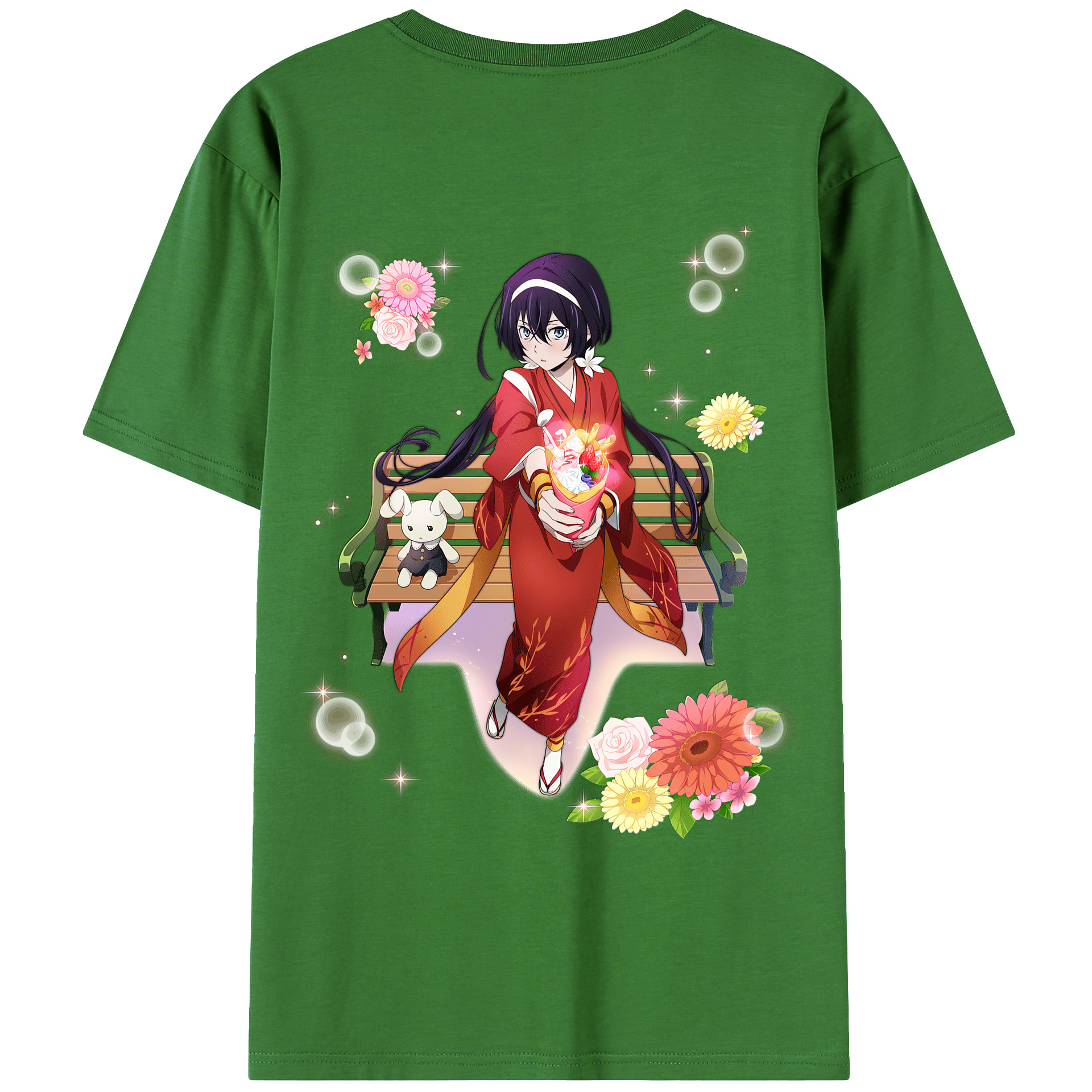 （画像用） 文豪ストレイドッグス Bungo Stray Dogs レディース半袖Tシャツ(バックプリント)